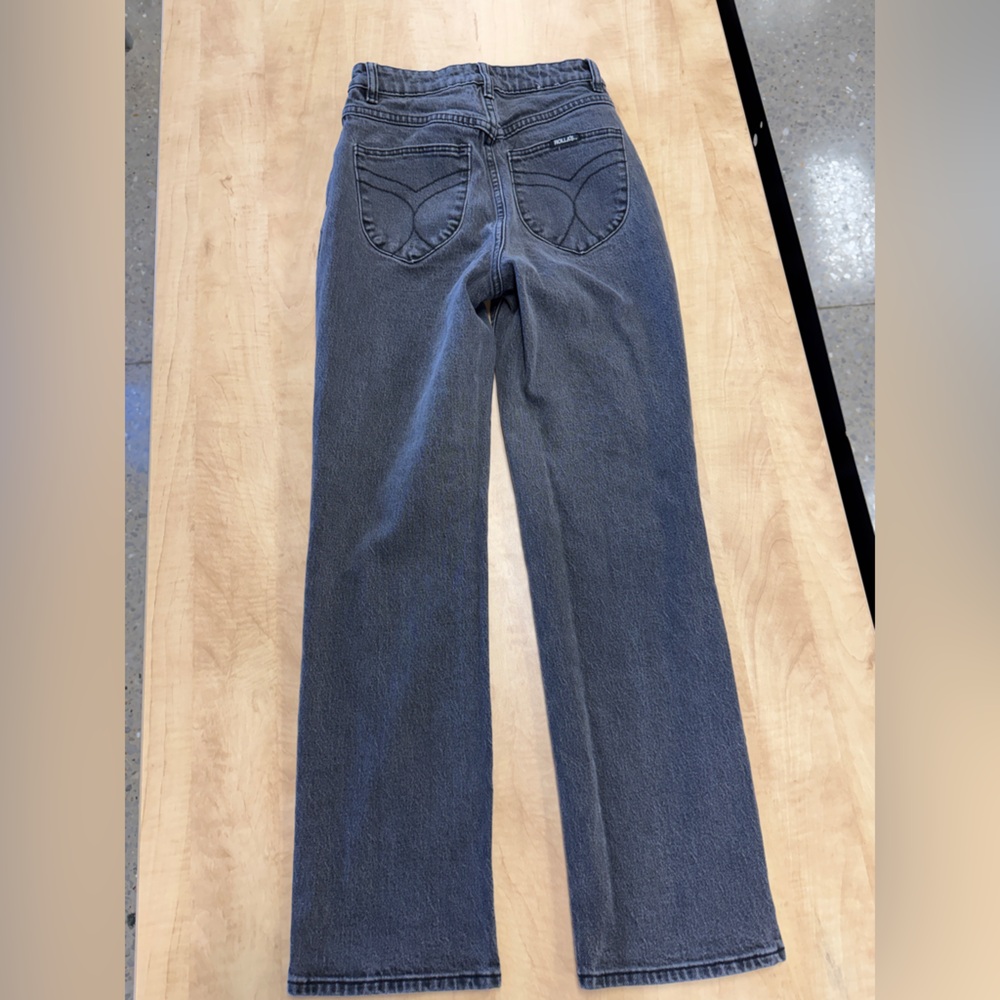 Rolla's Original High Rise Straight Jean - Black 27 - Picture 11 of 13